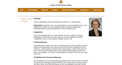 Desktop Screenshot of kanzlei-drhw.de